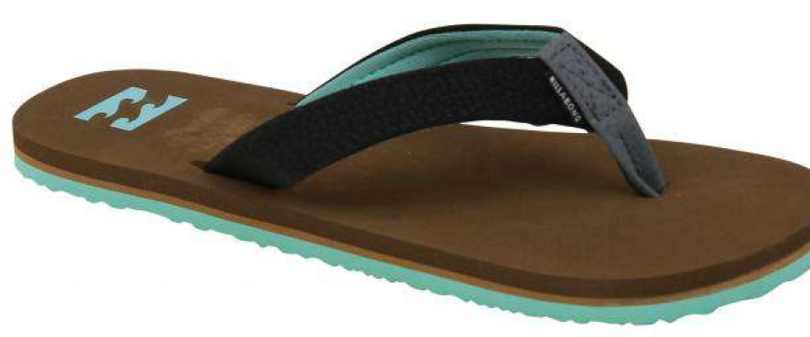 Footwear * | Featured Billabong Boy'S Stoked Sandal Camel / Blue