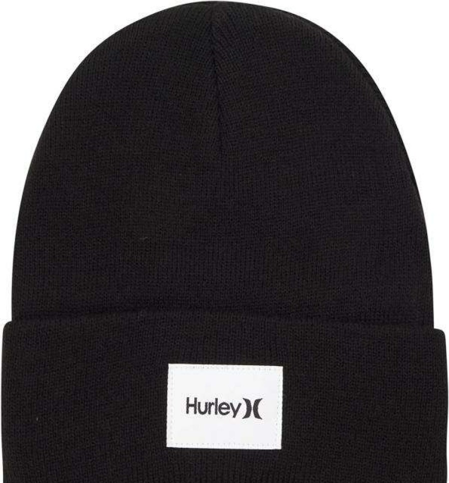 Apparel * | Cut Price Hurley Seaward Beanie Black 2