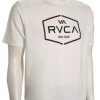 Apparel * | Crazy Deals Rvca Layover T-Shirt Antique White