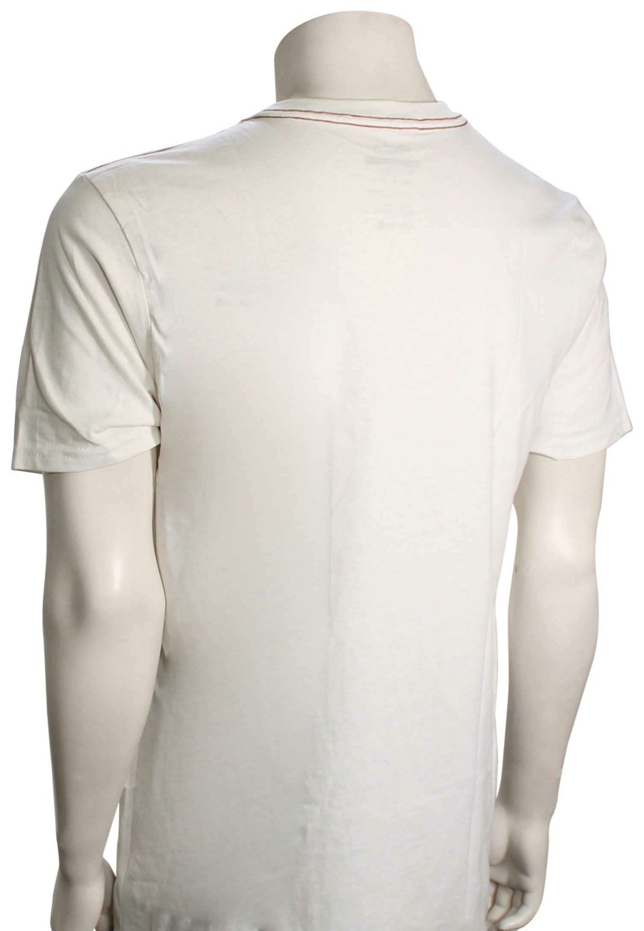 Apparel * | Crazy Deals Rvca Layover T-Shirt Antique White