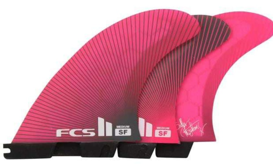 Equipment * | Store Fcs Ii Sf Performance Core Carbon Tri Fin Set Pink Medium