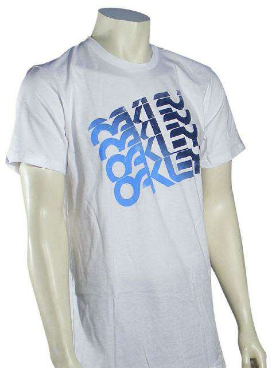 Apparel * | Best Choice Oakley Quad Factory T-Shirt White