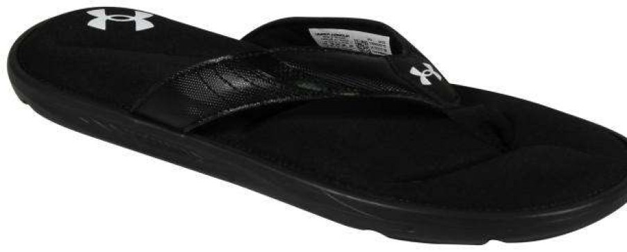 Footwear * | Outlet Sale Under Armour Ignite Sandal Black / White