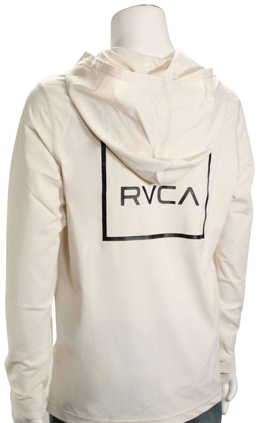 Apparel * | Excellent Rvca Boy'S Surf Shirt Pullover Hoody Silver Beach