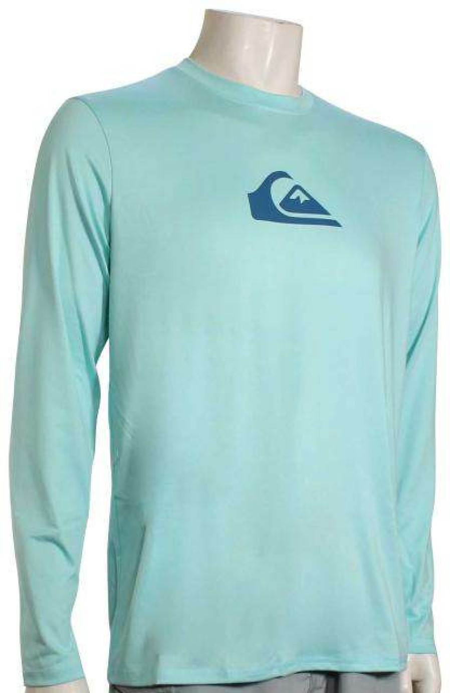 Apparel * | Latest Quiksilver Solid Streak Ls Surf Shirt Angel Blue