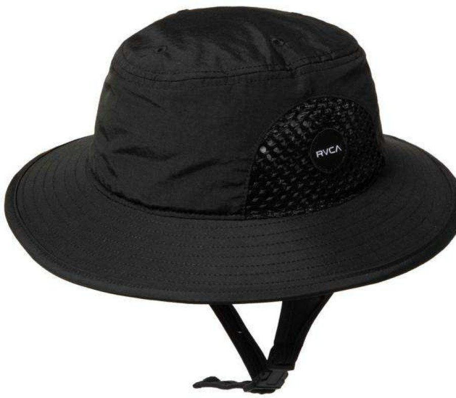 Apparel * | Less Expensive Rvca Surf Bucket Hat Black