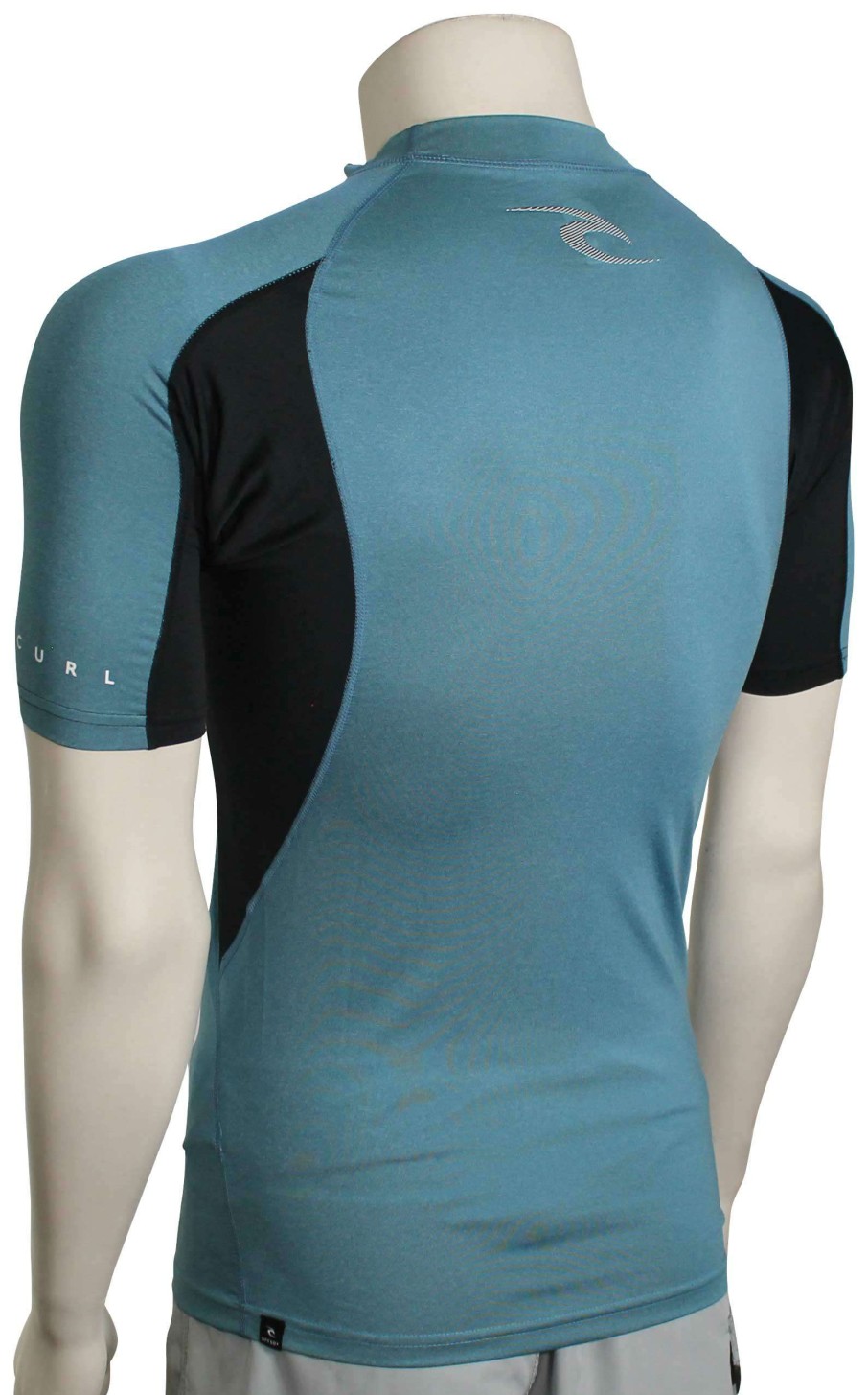 Apparel * | Cut Price Rip Curl Wave Ss Rash Guard Blue Marle