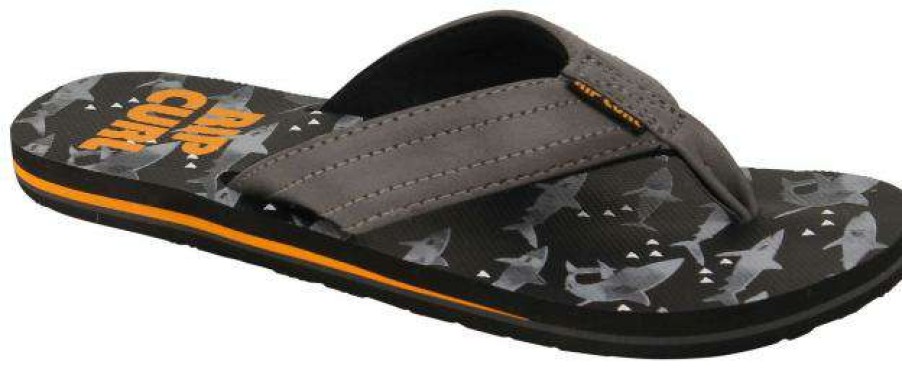 Footwear * | Store Rip Curl Kid'S Ripper Sandal Grey Orange