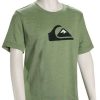 Apparel * | Best Quality Quiksilver Boy'S Comp Logo T-Shirt Leaf Green