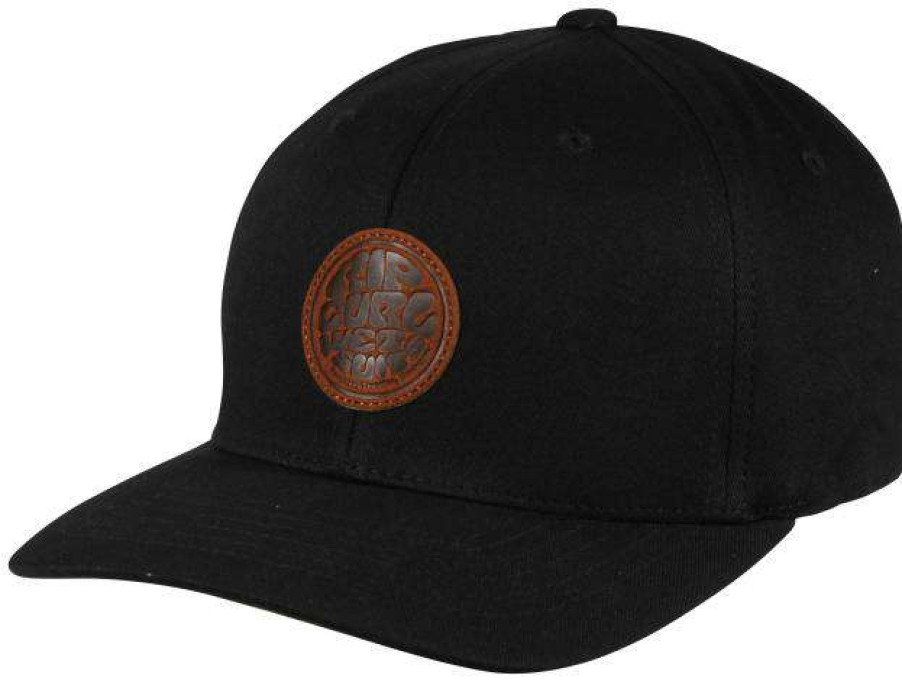 Apparel * | Store Rip Curl Wetty Flexfit Hat Black