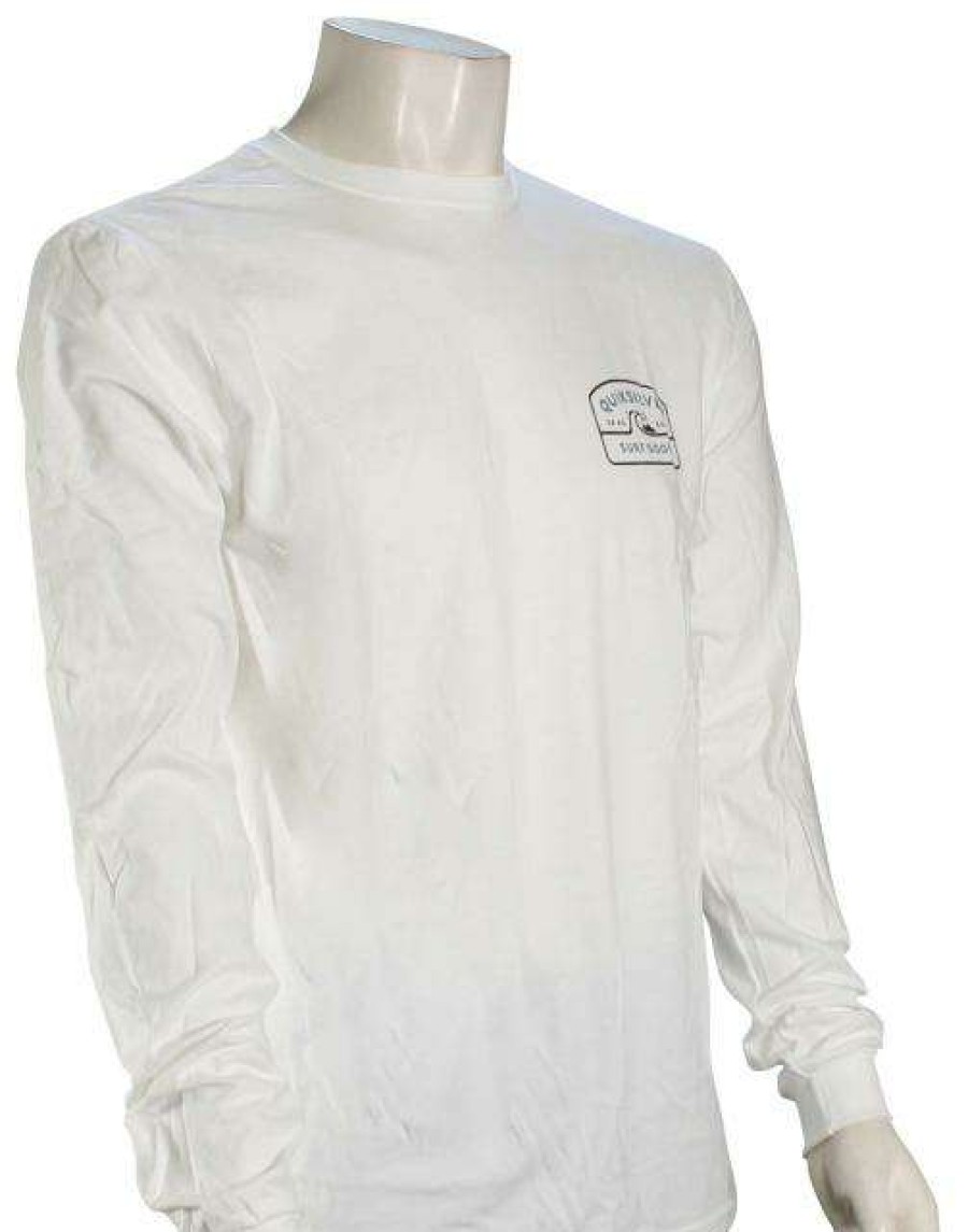 Apparel * | Promotion Quiksilver Shape Up Ls T-Shirt White