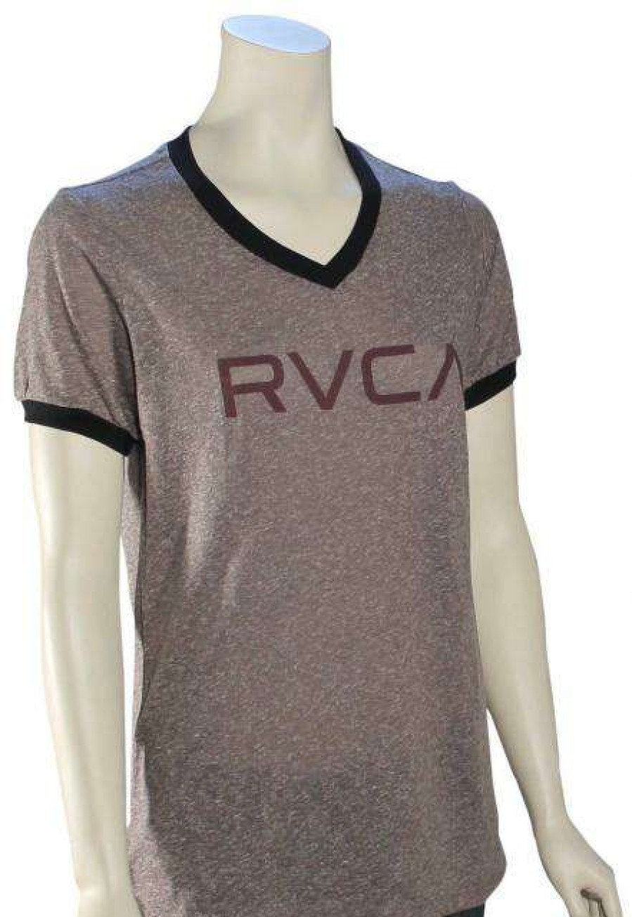 Apparel * | Promotion Rvca Big Rvca Women'S T-Shirt Athletic Heather