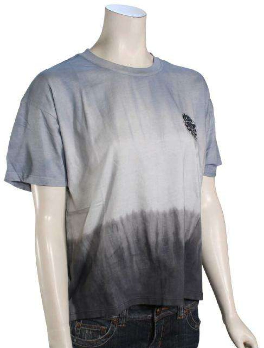 Apparel * | Outlet Sale Rip Curl Wettie Icon Relaxed Women'S T-Shirt Blue