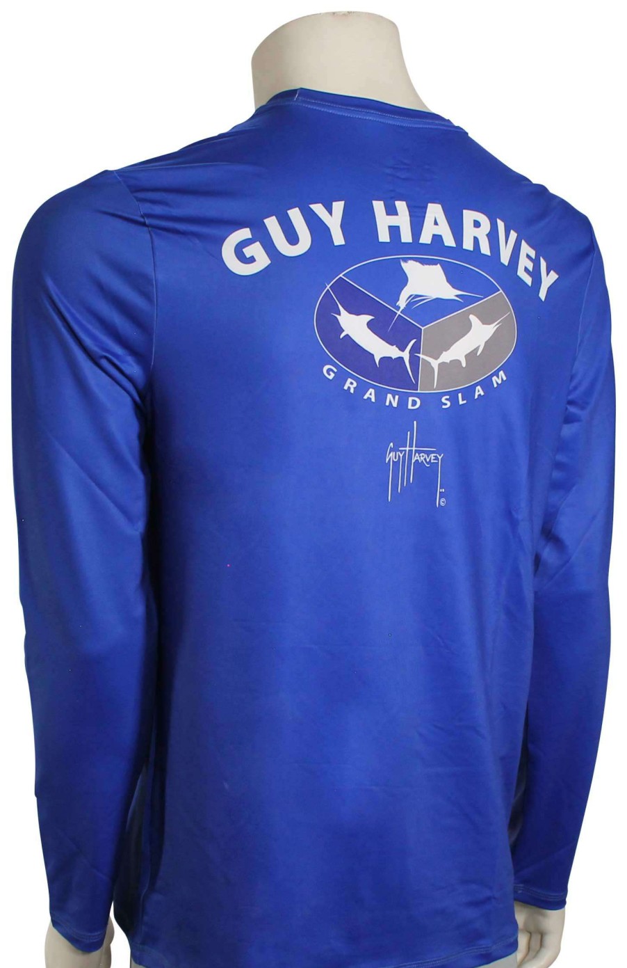 Apparel * | Latest Guy Harvey Slam Split Ls Surf Shirt Surf The Web