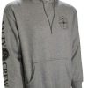 Apparel * | Classical Salty Crew Flopper Fleece Pullover Hoody Gunmetal Heather