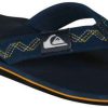 Footwear * | Classical Quiksilver Boy'S Molokai Stitchy Sandal Navy Blazer