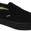 Footwear * | Flash Sale Vans Kid'S Classic Slip On Shoe Black / Black