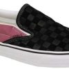 Footwear * | Flash Sale Vans Classic Slip On Shoe Checkerboard Black Heather Rose