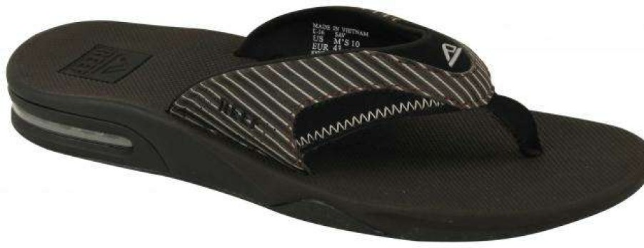 Footwear * | Latest Reef Fanning Prints Sandal Brown Pinstripe