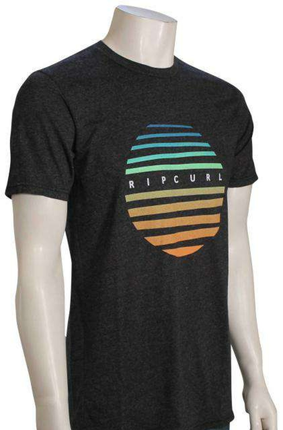 Apparel * | Crazy Deals Rip Curl Palm Valley Mocktwist T-Shirt Black