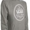 Apparel * | Wholesale Vans Athletic Pullover Hoody Cement Heather