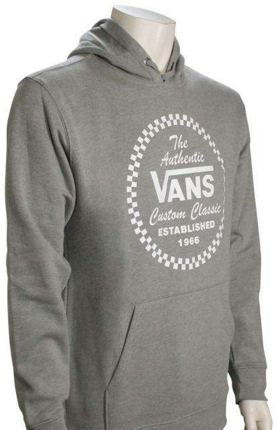 Apparel * | Wholesale Vans Athletic Pullover Hoody Cement Heather