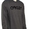 Apparel * | Store Oakley B1B Crew Sweater Blackout Light Heather