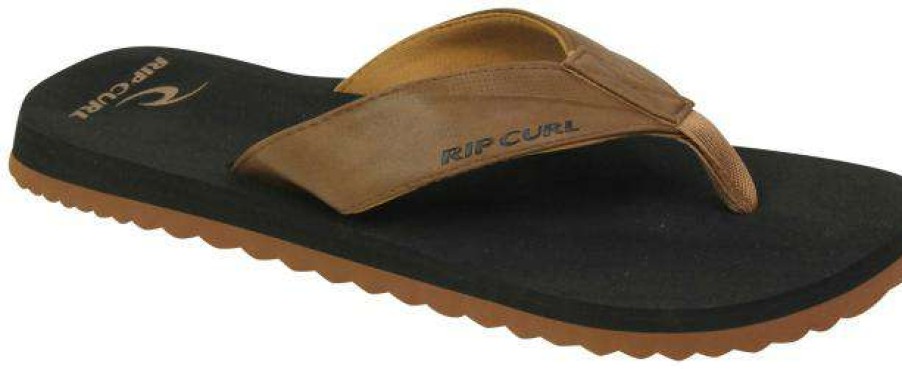 Footwear * | Cut Price Rip Curl Corpo Sandal Tan / Black