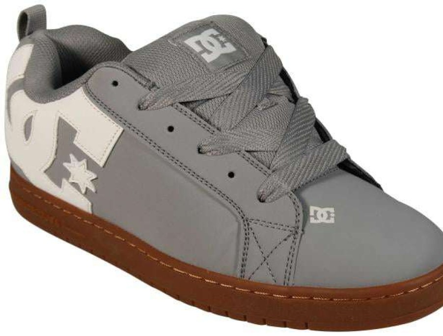 Footwear * | Store Dc Court Graffik Shoe Grey / Gum