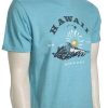 Apparel * | Cut Price Rip Curl Hi Solar Barrel Premium T-Shirt Light Blue