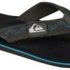 Footwear * | Latest Quiksilver Boy'S Molokai Stitchy Sandal Grey / Blue / Blue