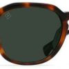 Accessories * | Cut Price Raen Clyve Sunglasses Espresso Tortoise / Green Polarized