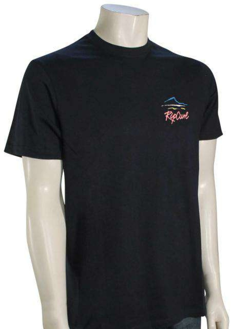 Apparel * | Excellent Rip Curl Palm Islands T-Shirt Navy