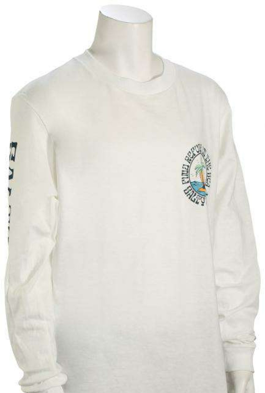 Apparel * | Limited Edition Salty Crew Boy'S Dos Palms Ls T-Shirt White