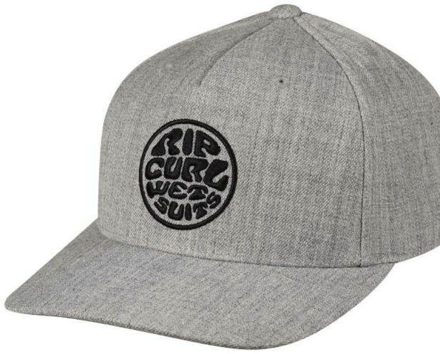 Apparel * | Wholesale Rip Curl Wetty Snapback Hat Grey Marle