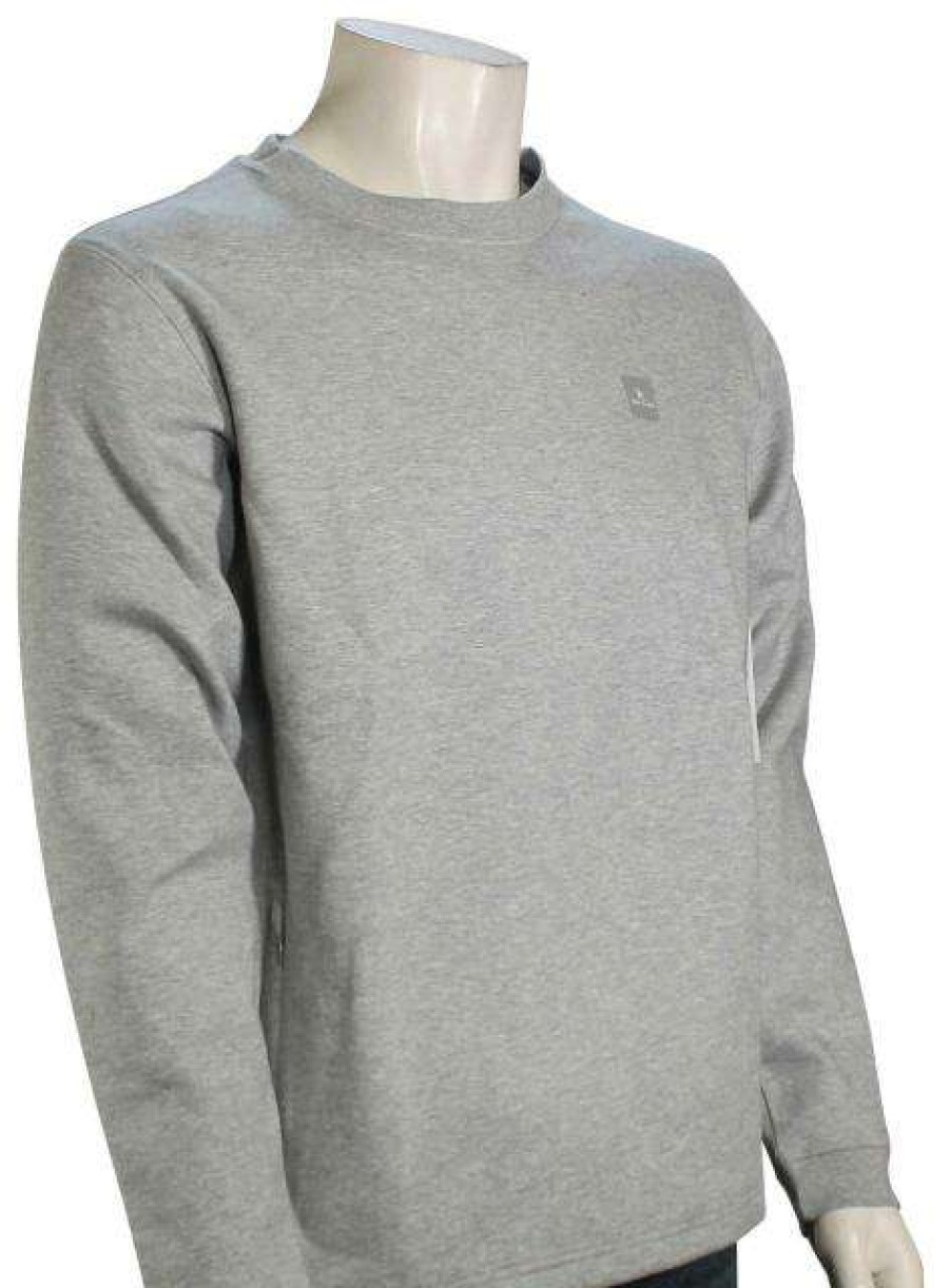 Apparel * | Best Choice Rip Curl Vaporcool Crew Sweater Grey Marle