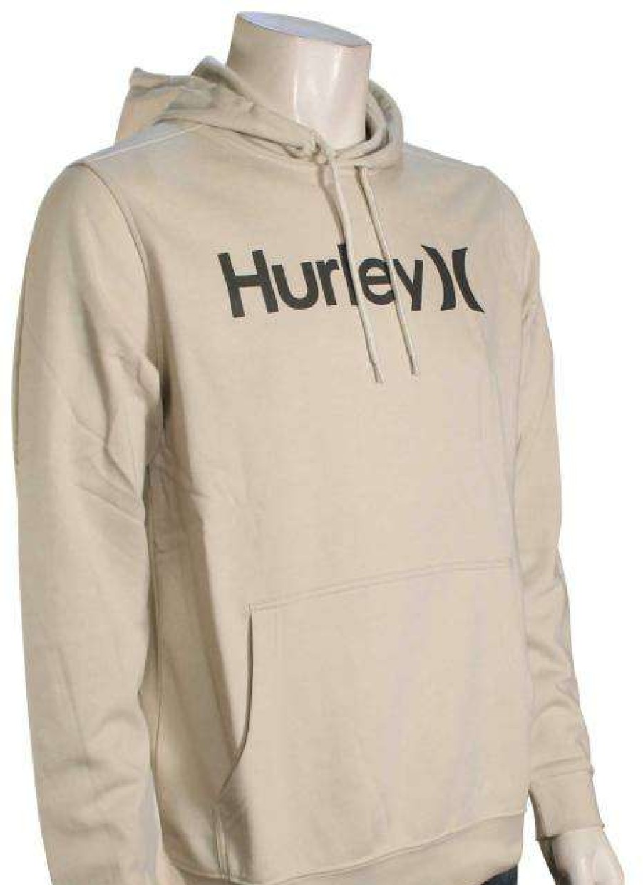 Apparel * | Less Expensive Hurley One And Only Fleece Pullover Hoody Light Tan