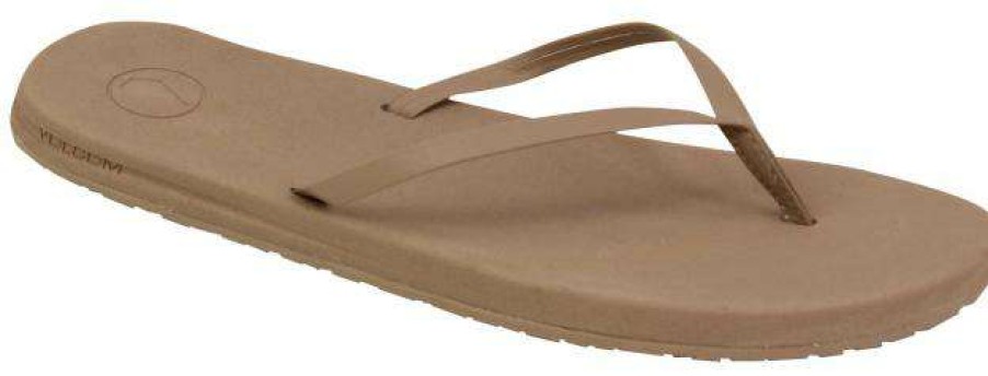 Footwear * | Less Expensive Volcom E-Cliner Prayer Sandal Tan