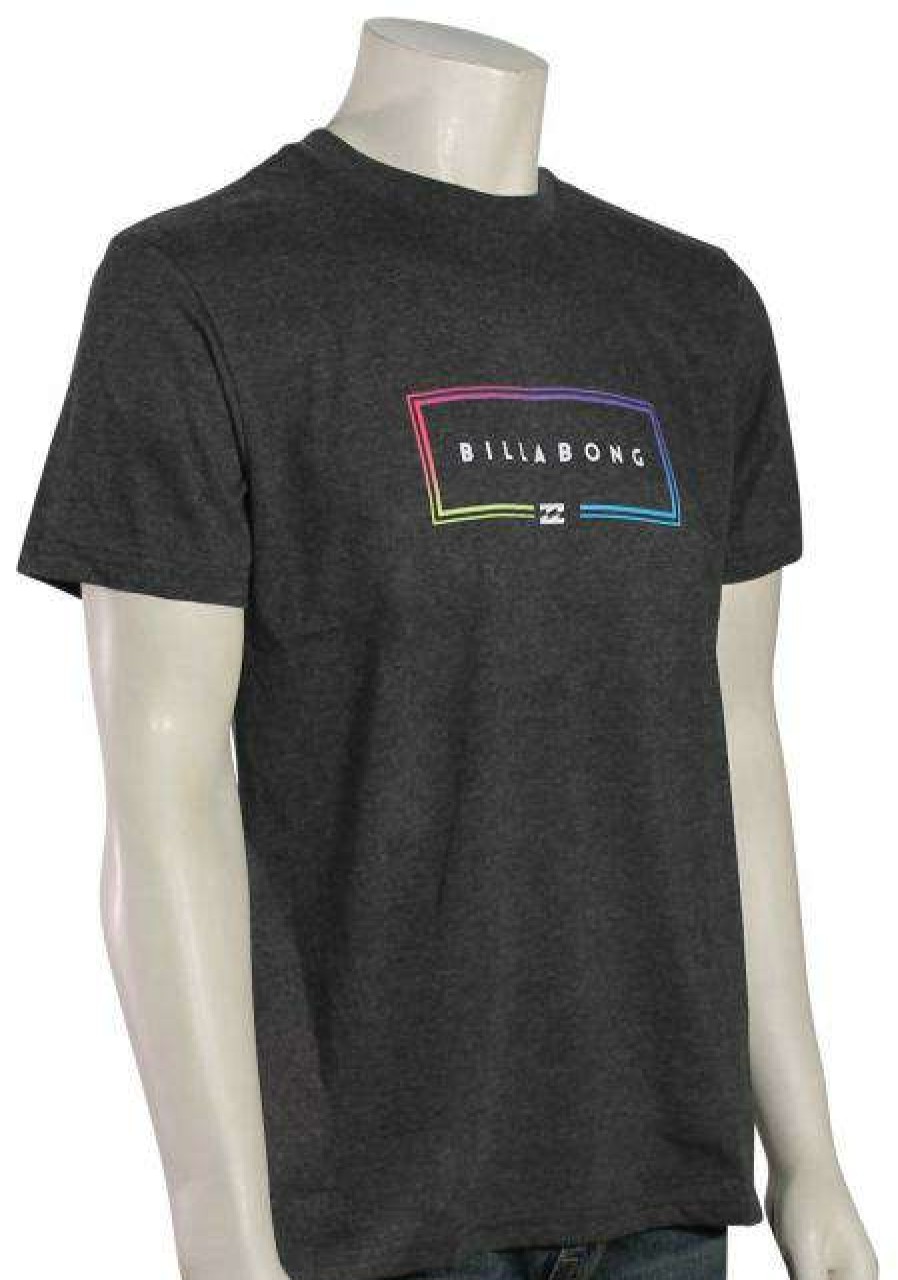 Apparel * | Classical Billabong Union T-Shirt Black Heather