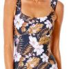 Apparel * | Crazy Deals Rip Curl Playa Bella One Piece Swim Suit Black