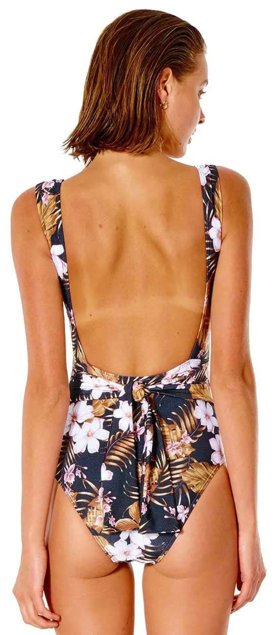 Apparel * | Crazy Deals Rip Curl Playa Bella One Piece Swim Suit Black