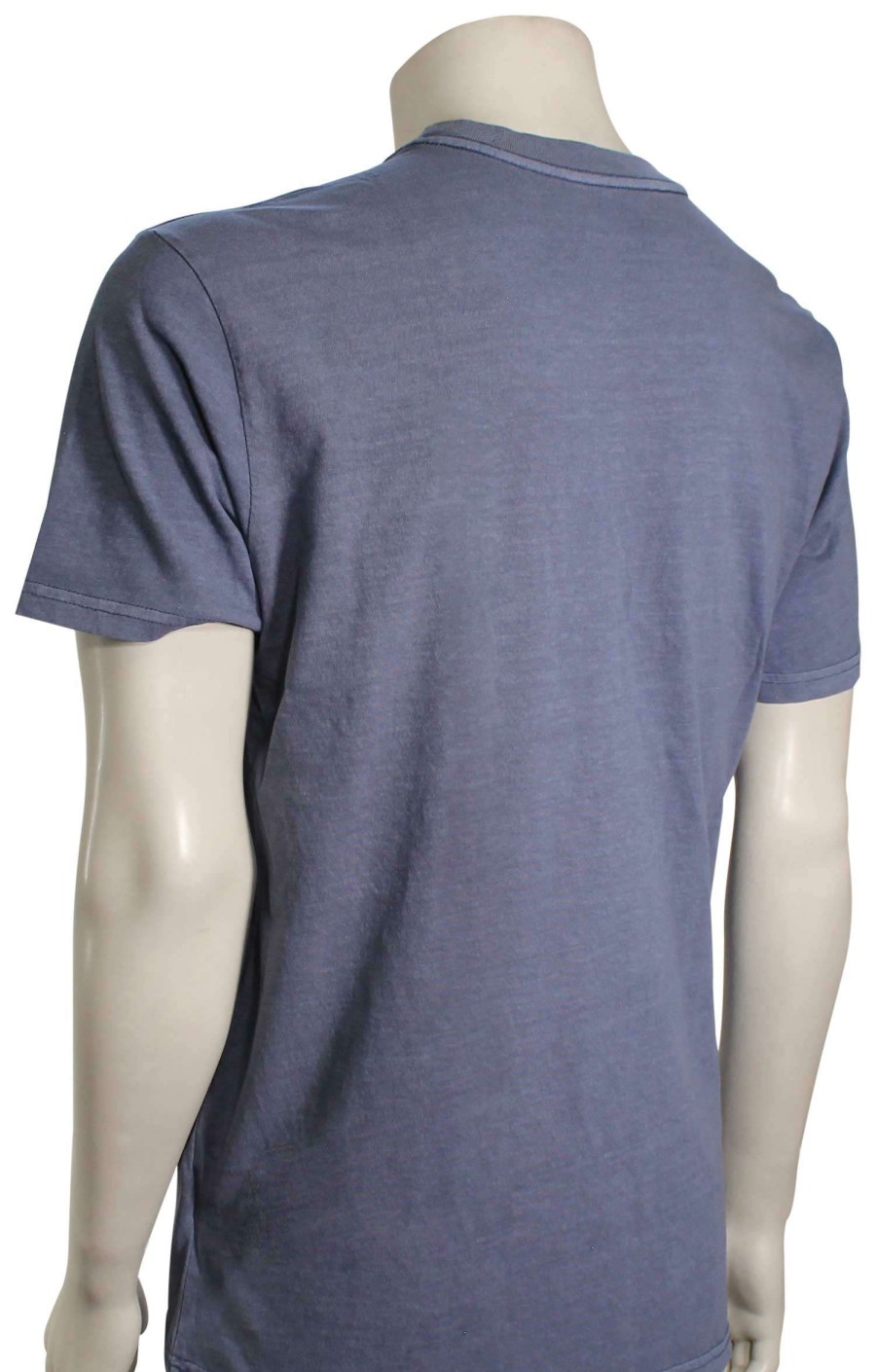 Apparel * | Crazy Deals Rvca Solo Label Pigment Dye T-Shirt Royal