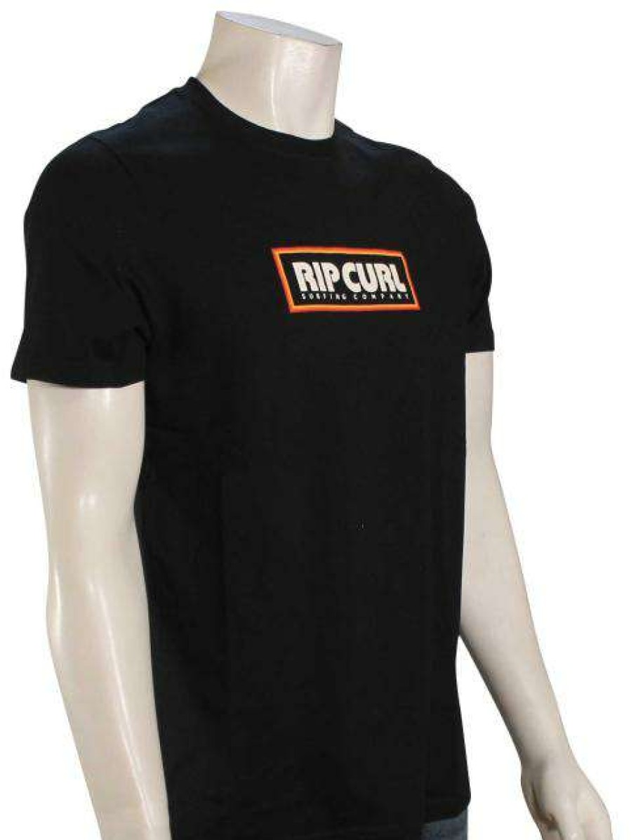 Apparel * | Best Quality Rip Curl Big Mumma Icon T-Shirt Black