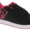 Footwear * | Classical Dc Women'S Court Graffik Shoe Black / Pink Stencil