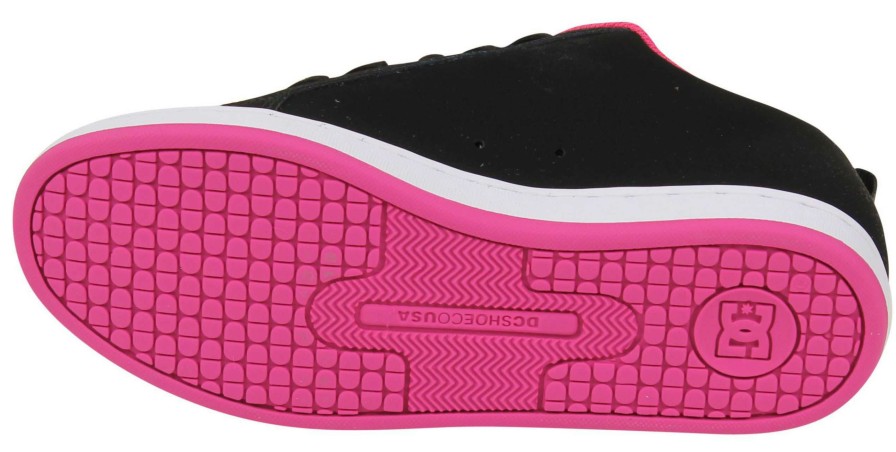 Footwear * | Classical Dc Women'S Court Graffik Shoe Black / Pink Stencil