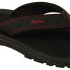 Footwear * | Crazy Deals Olukai Boy'S Ohana Sandal Black / Sour Cherry