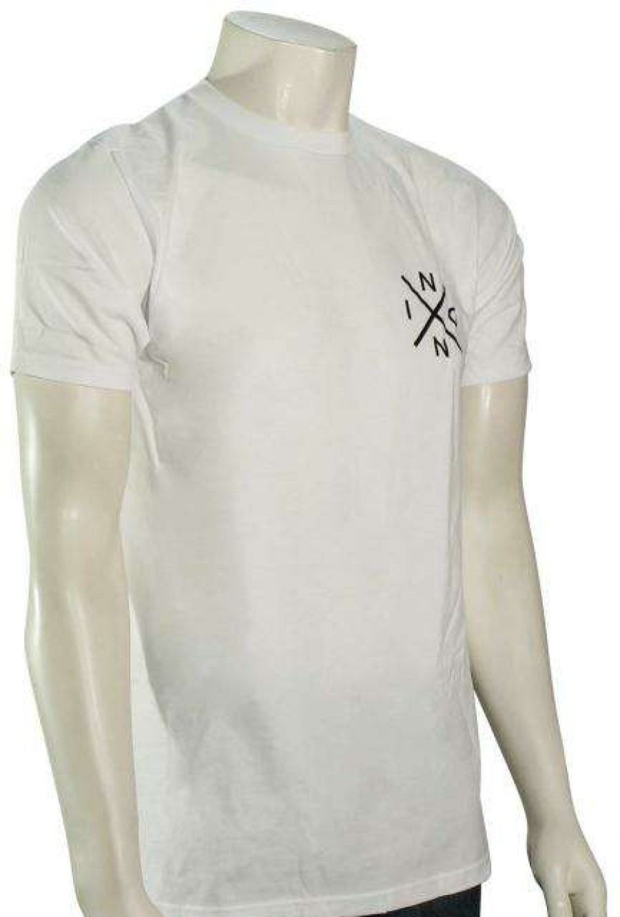 Apparel * | Fashionable Nixon Spot T-Shirt Original White