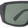 Accessories * | Wholesale Von Zipper Quazzi Sunglasses Black Satin / Grey