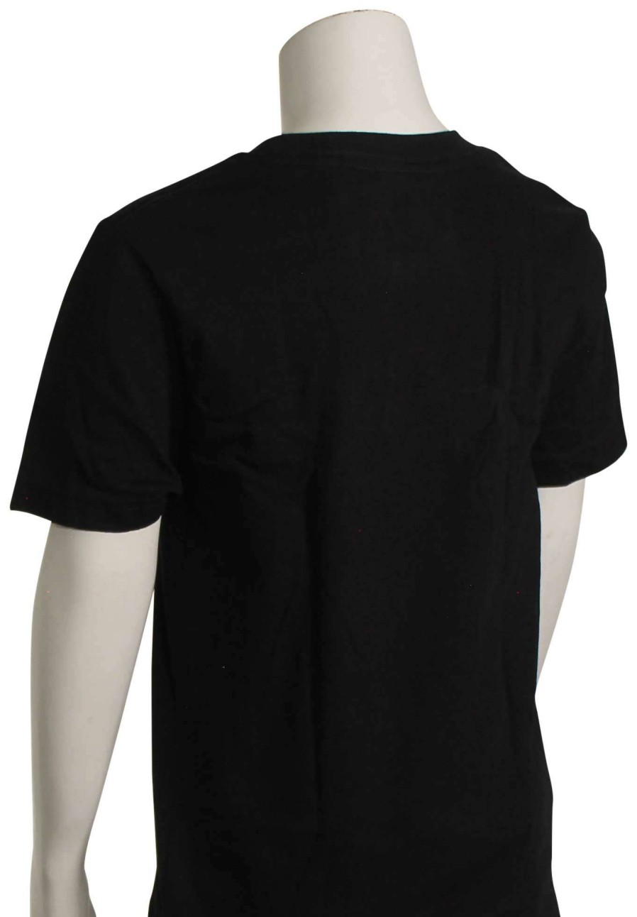 Apparel * | Latest Quiksilver Boy'S Comp Logo T-Shirt Black