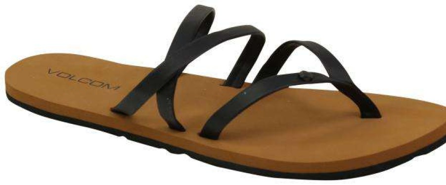 Footwear * | New Threads Volcom Easy Breezy Sandal True Black